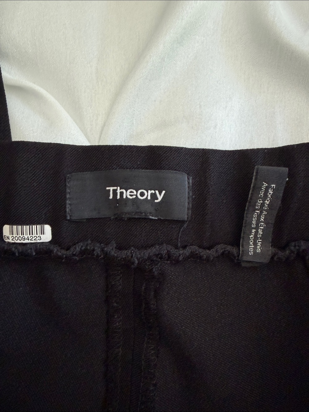 Theory Black Stretch Ponte Pants size 0 - Picture 2 of 8